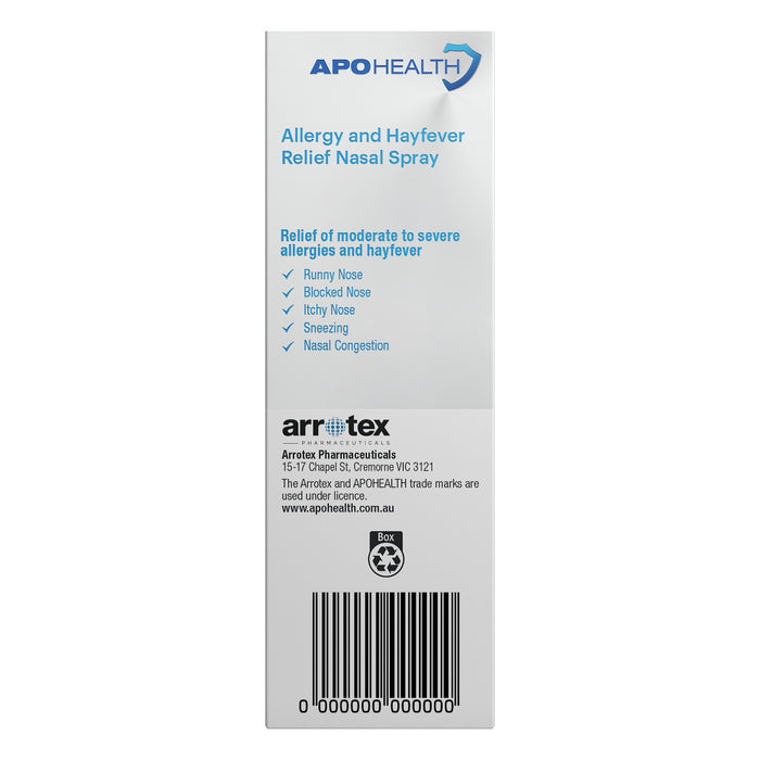 APO Allergy & Hayfever Relief Nasal Spray 17ml