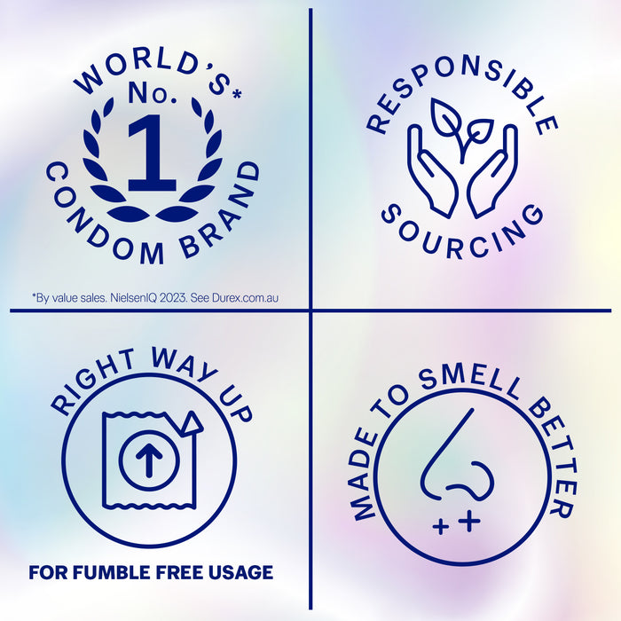 Durex Invisable Close Fit Condom 10pk.