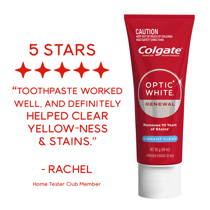 Colgate Toothpaste Optic White Renewal Vibrant 85g