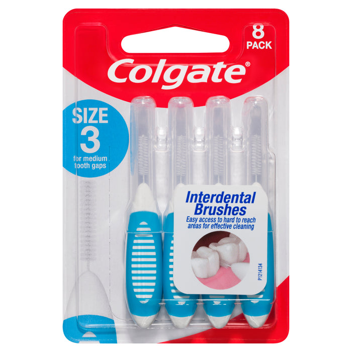Colgate Interdental Brushes Size 3 8 Pack.