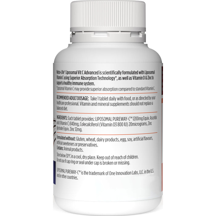 Nutra-Life Vitamin C Liposomal 30 Tabs