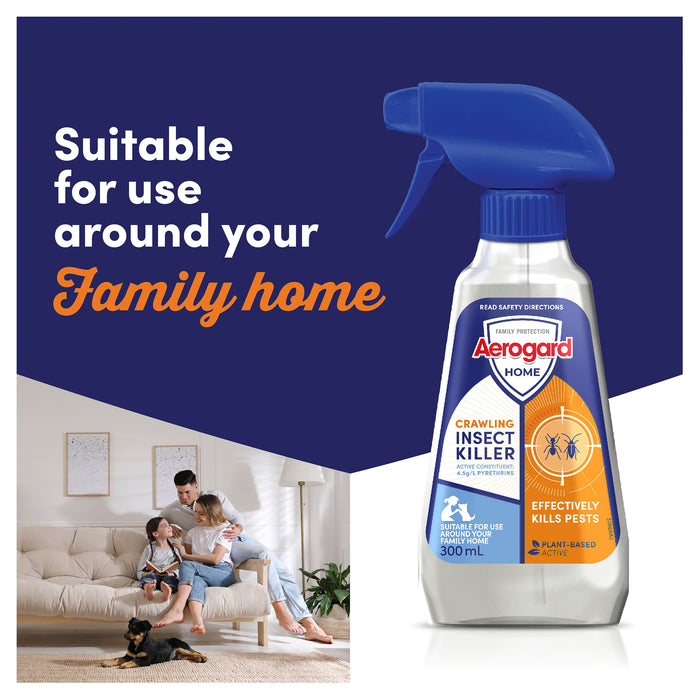 Aerogard Home Crawling Insect Killer Plant Based Active 300ml