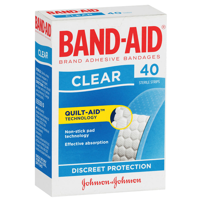 Band-Aid Brand Clear Strips 40.