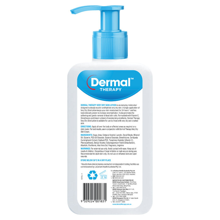 Dermal Therapy Very Dry Skin Lotion 500ml.