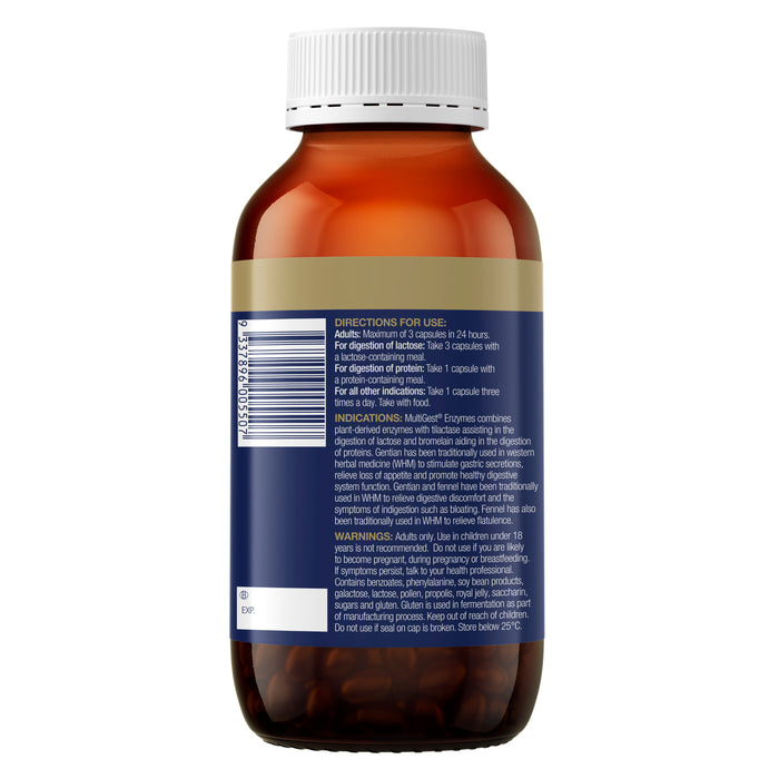 Bioceuticals Multigest Enzymes 180 Capsules