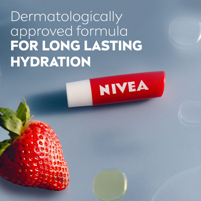 Nivea Lip Care Strawberry Shine 4.8g.