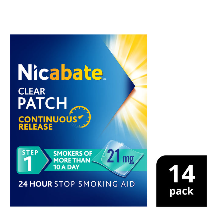 Nicabate Patch Clear 21mg 14