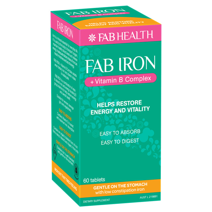 FAB Iron Tablets 60