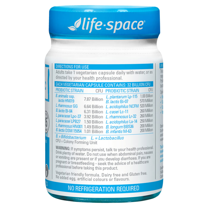 Life Space Broad Spectrum  Probiotic Advanced 60 Capsules