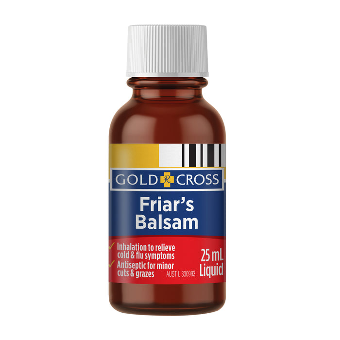 Gold Cross Friars' Balsam Benz Comp Tinc BP 25ml
