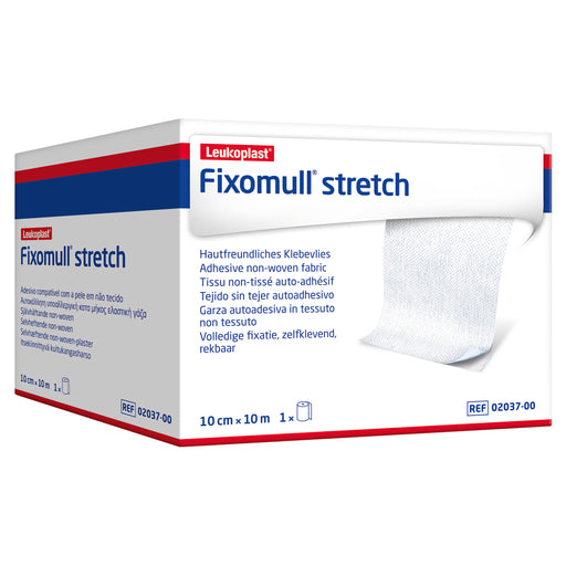 FIXOMULL Stretch 10cm X 10m White Box.