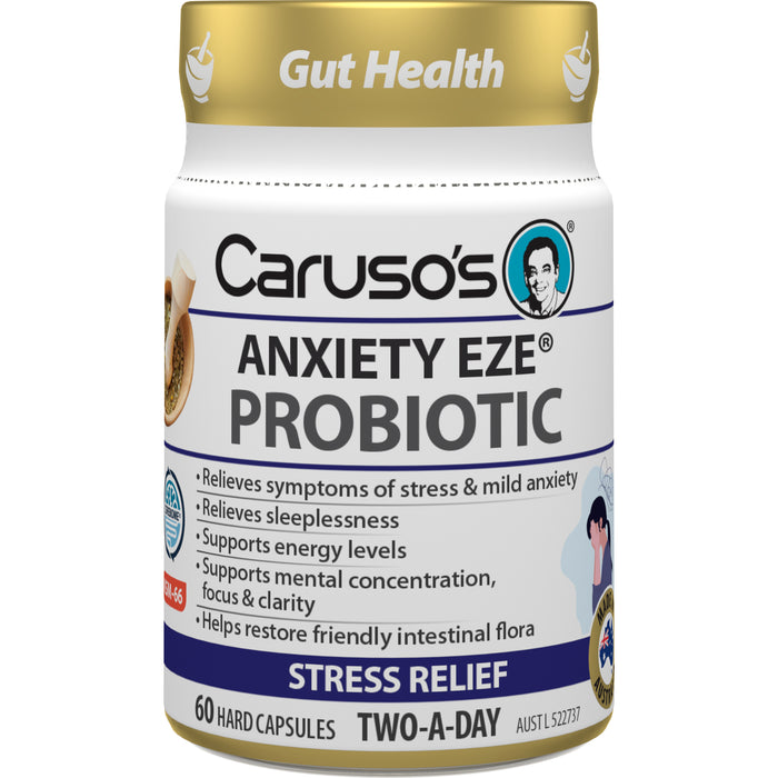 Carusos Probiotic Anxiety Eze 60Capsules