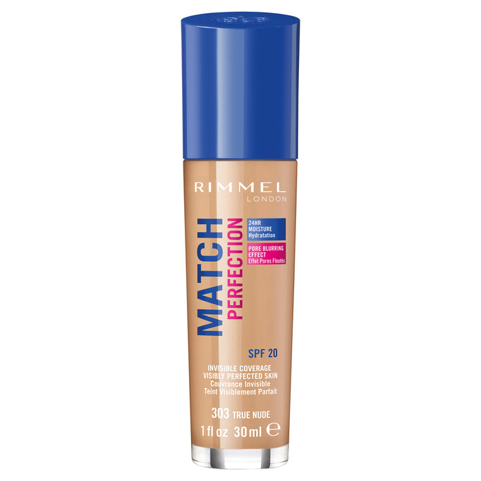 Rimmel Match Perfection Foundation 303 True Nude.