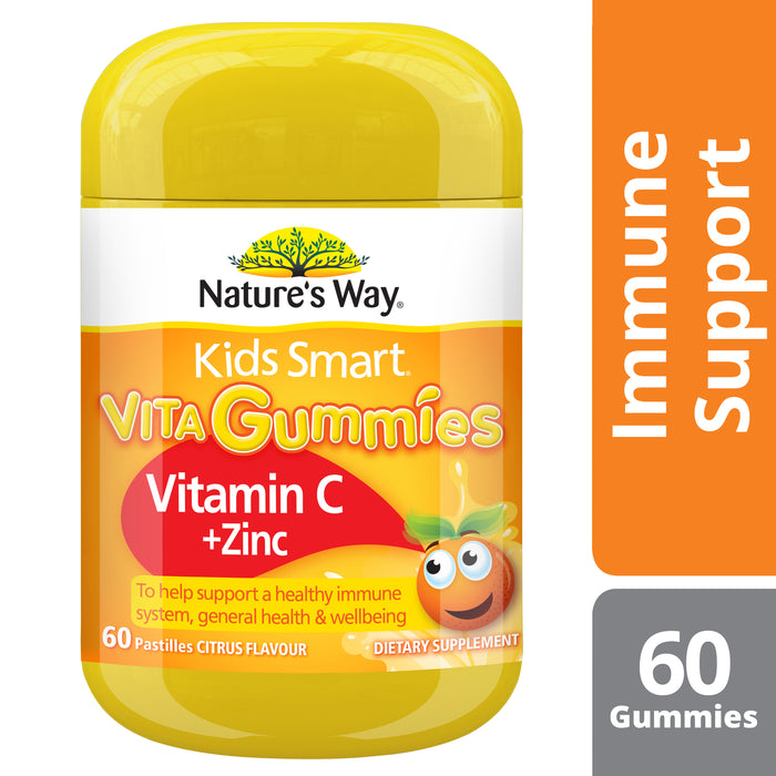 NW KIDS SMART V/G VIT C+ZINC 60C 522596.