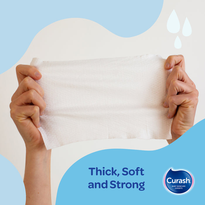 Curash Water Wipes Box 6x80pk.