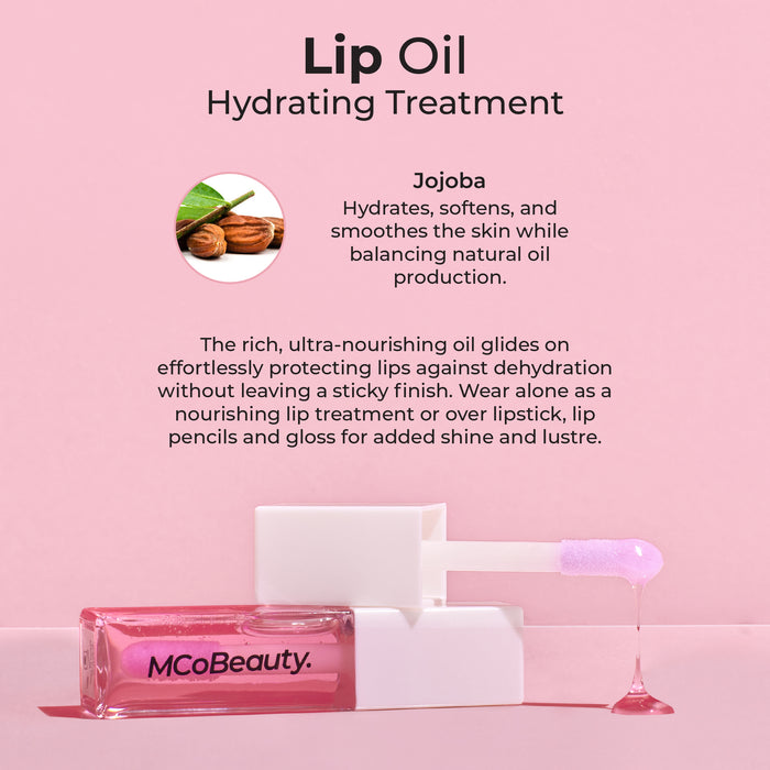 MCo Beauty Lip Oil Hydrating Treatment Sheer Pink