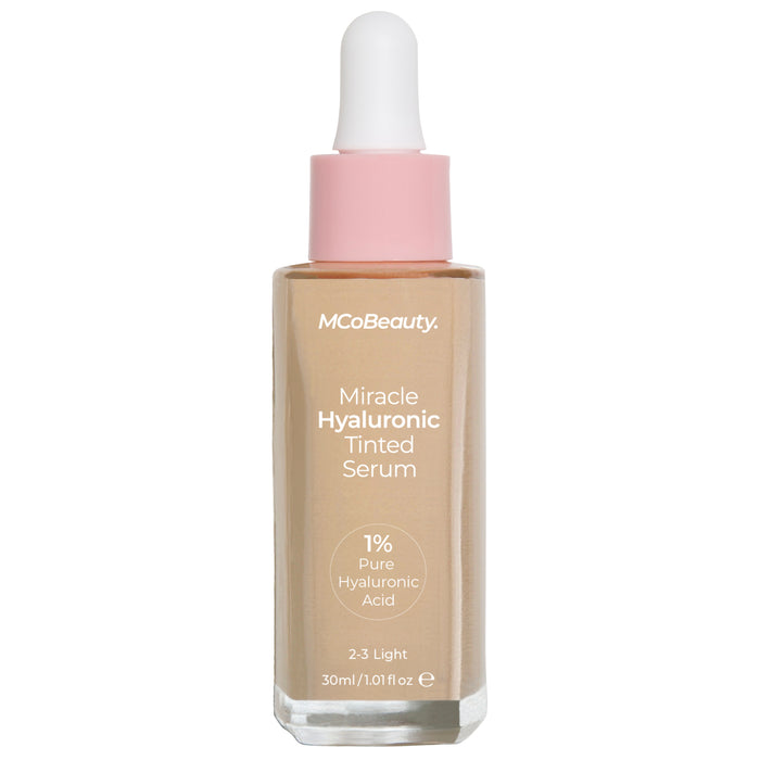 MCo Beauty Miracle Hyaluronic Tinted Serum 2-3 Light.