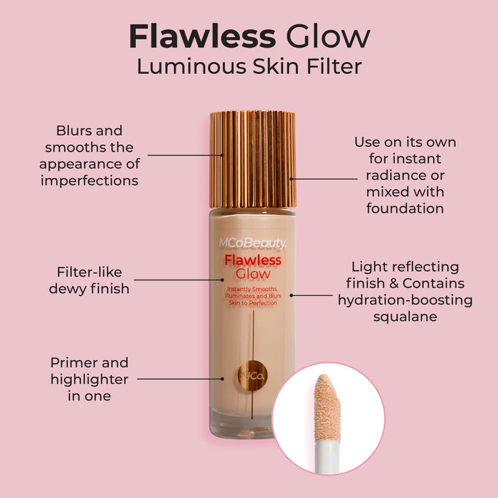 MCo Beauty Flawless Glow Luminous Filter Shade 2.5 Fair