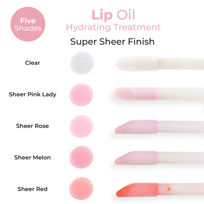 MCo Beauty Lip Oil Hydrating Treatment Sheer Rose