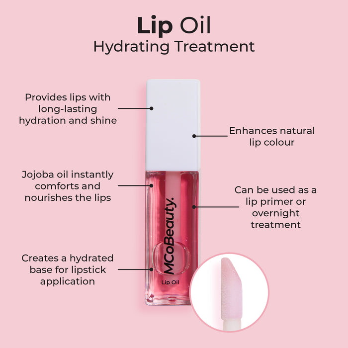 MCo Beauty Lip Oil Hydrating Treatment Sheer Rose