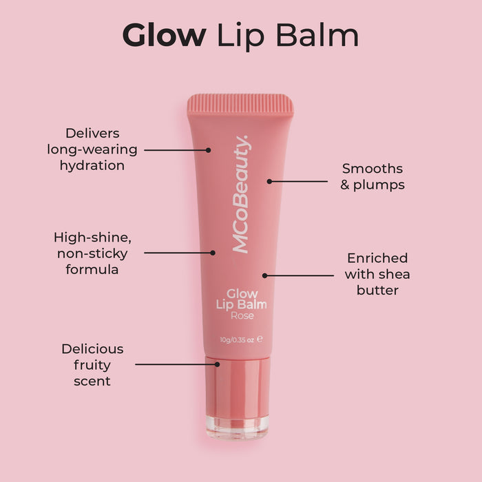 MCo Beauty Glow Lip Balm Rose