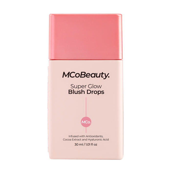 MCo Beauty Super Glow Blush Drops Peachy Pink.