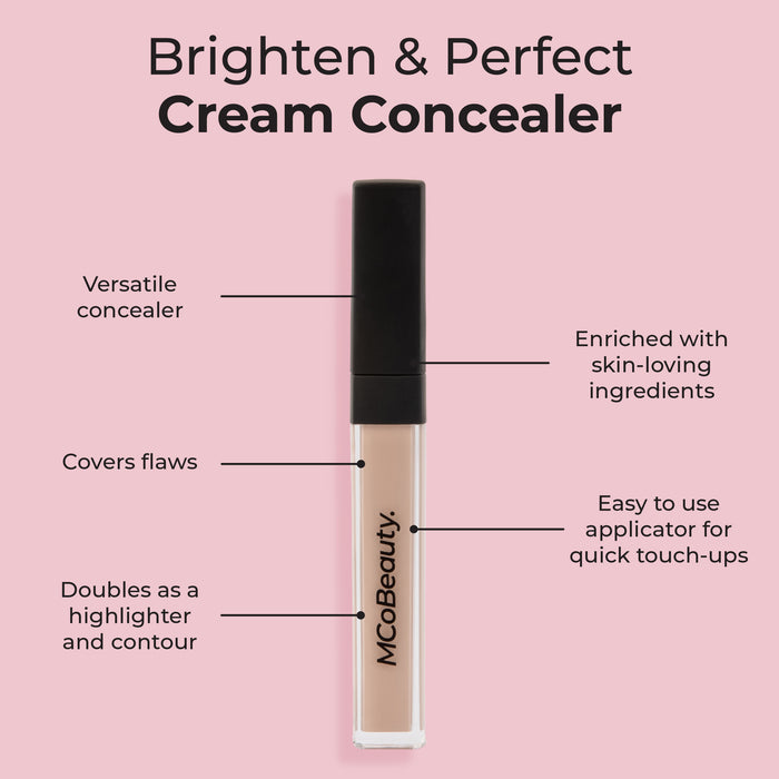 MCo Beauty Brighten & Perfect Cream Concealer Shade 1