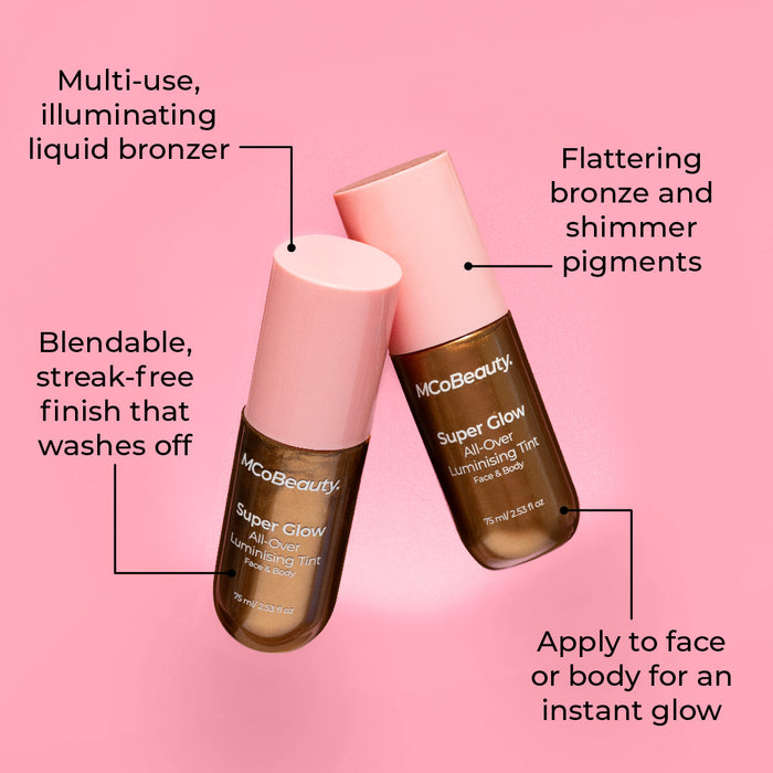 MCo Beauty Super Glow All-Over Luminising Tint - Face & Body 75ml