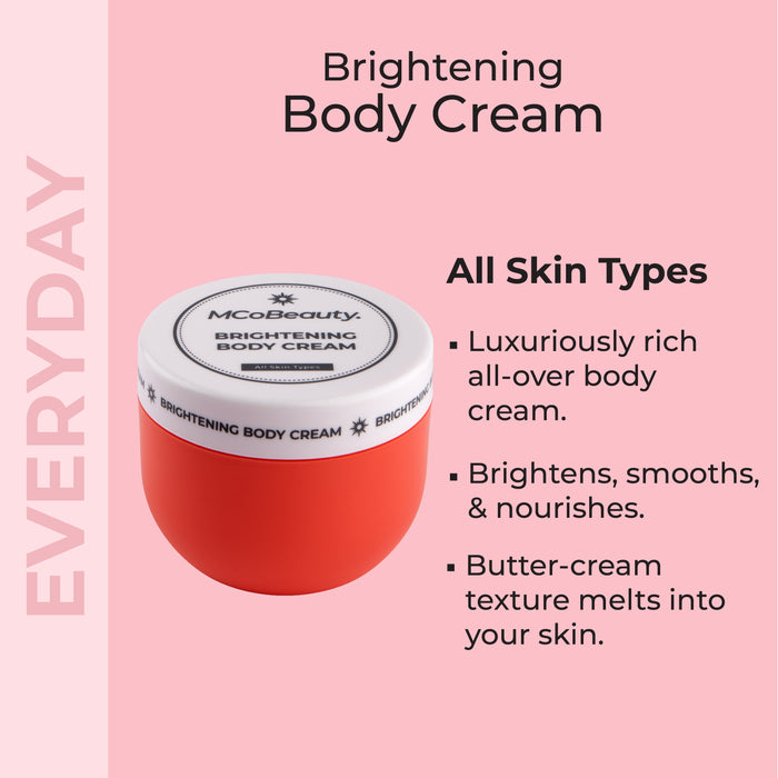 MCo Beauty Everyday Brightening Body Cream 240ml.