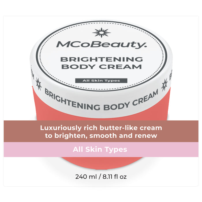 MCo Beauty Everyday Brightening Body Cream 240ml.
