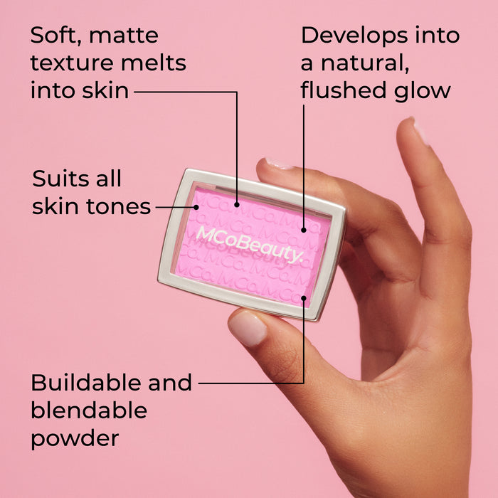 MCo Beauty Glow Up pH Powder Blush Rosy Pink