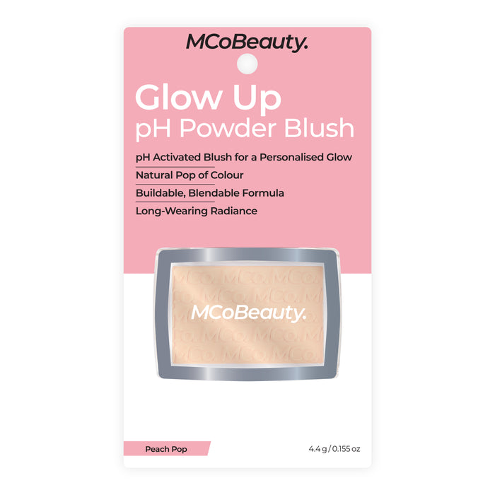 MCo Beauty Glow Up pH Powder Blush Peach Pop.
