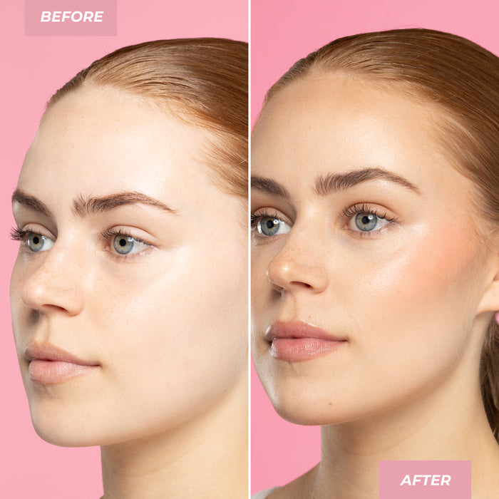 MCo Beauty Glow Up pH Powder Blush Peach Pop.