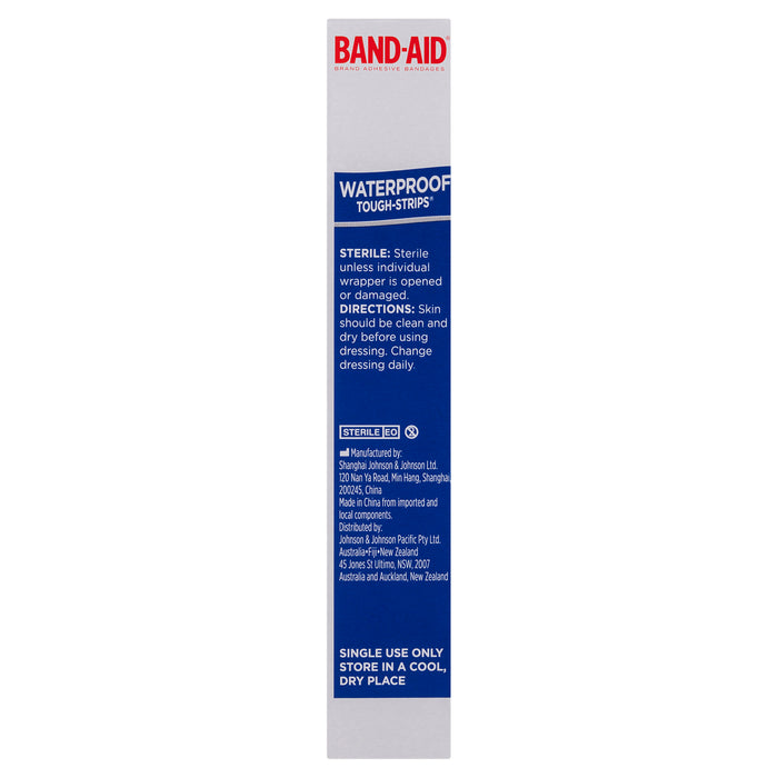 Band-Aid Brand Tough Strips Waterproof Extra Large 10.