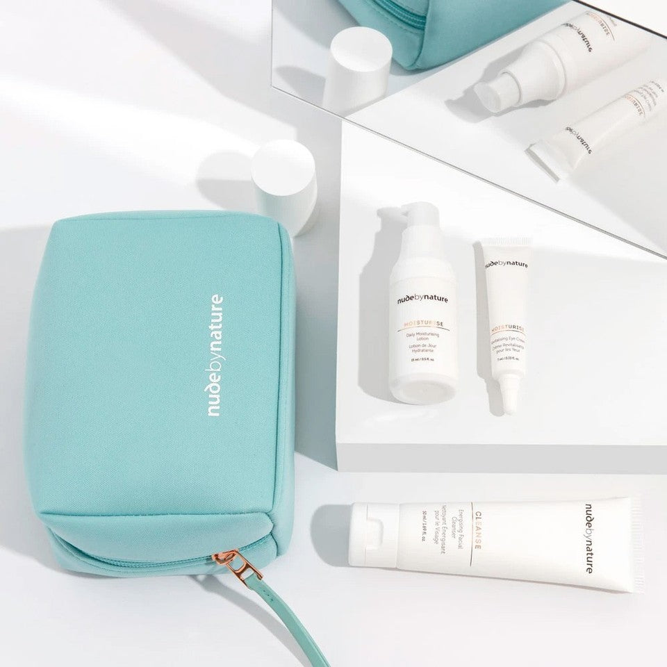 Nude By Nature Skincare Essential Starter Kit.