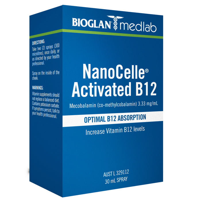 Medlab Nanocelle Activated B12 30ml.