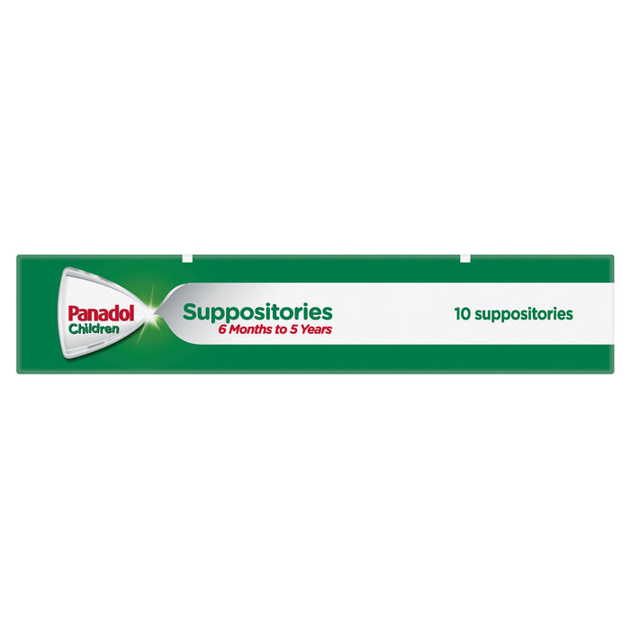 Panadol Children Suppositories 6 Months - 5 Years 125mg 10 Pack