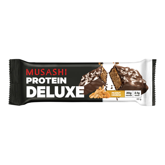 Musashi Deluxe Protein Bar Peanut 60g.