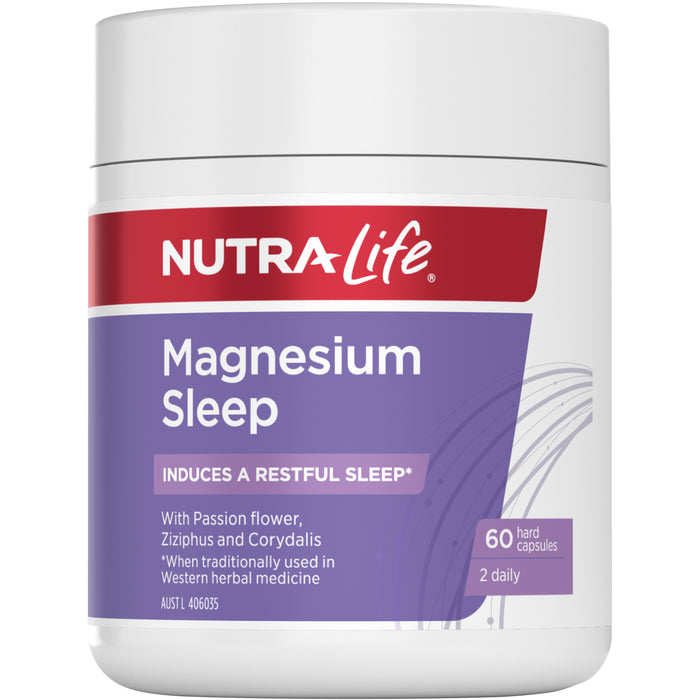 Nutra-Life Magnesium Sleep 60 Capsules.