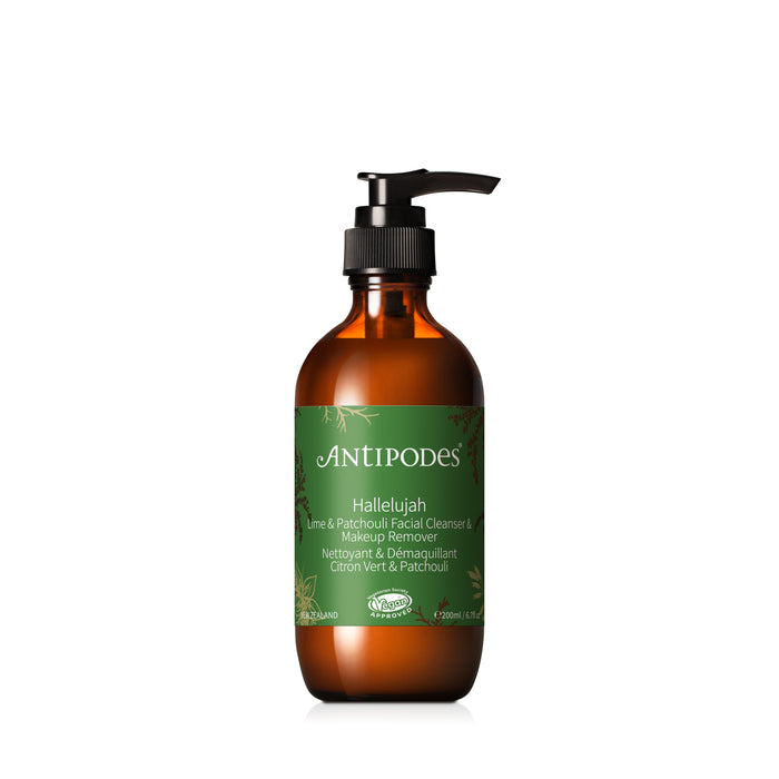 Antipodes Hallelujah Lime & Patchouli Cleanser & Makeup Remover 200ml