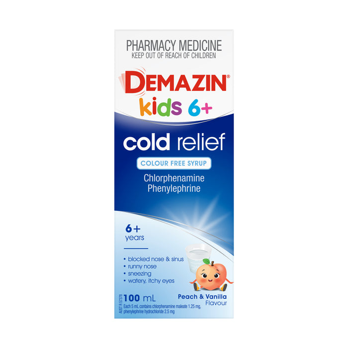 Demazin Cold Reflief Colour Free Syrup 100ml
