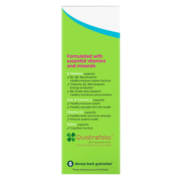 Brauer Baby & Kids Liquid Multivitamin For Toddlers 100ml