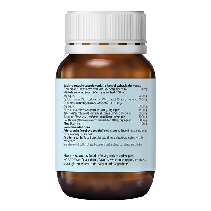 Fusion Cough Lung Tonic 60 Capsules