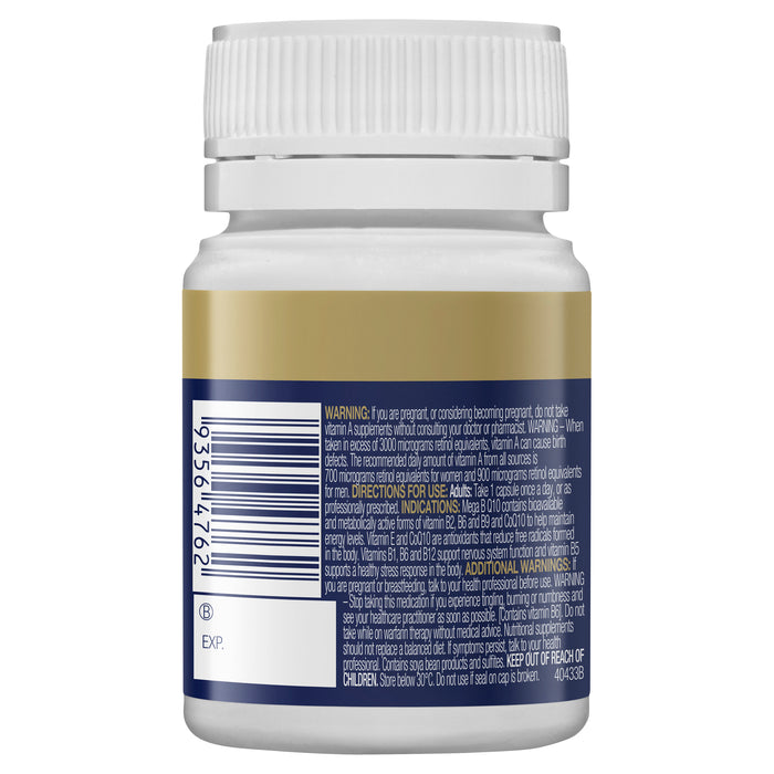 Bioceuticals Mega B Q10 30 Soft Capsules