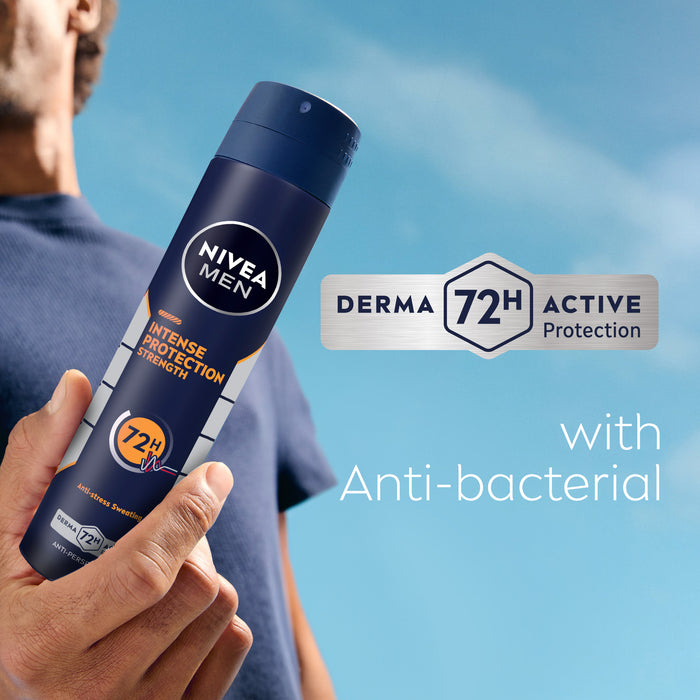 NIVEA MEN Intense Protection Strength Anti-Perspirant Aerosol 250ml.