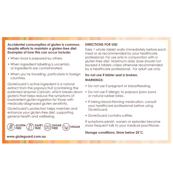 GluteGuard 30 Tablet Blister Pack