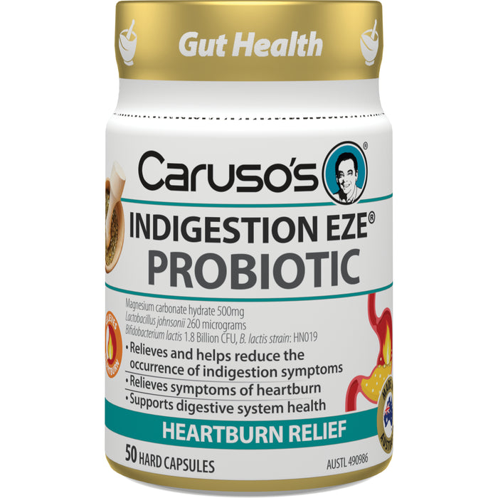 Caruso's Probiotic Indigestion Eze Capsules 50