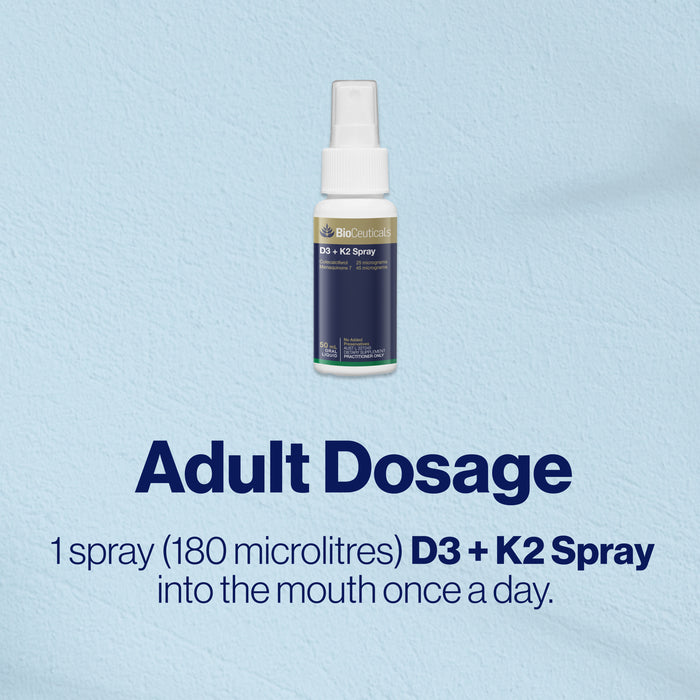 Bioceuticals D3 + K2 Spray 50ml Oral Liquid