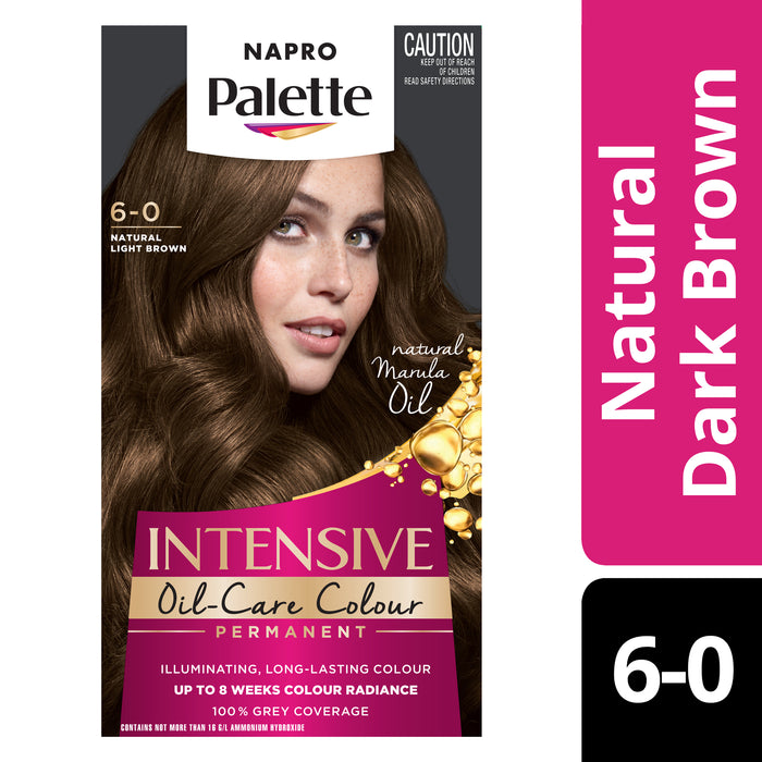 Napro Palette 6-0 Natural Light Brown Hair Colour