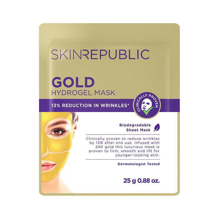 Skin Republic Gold Hydrogel Face Mask.